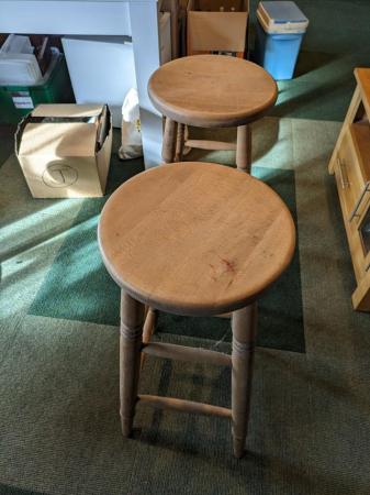 Image 1 of Pine bar stools for sale