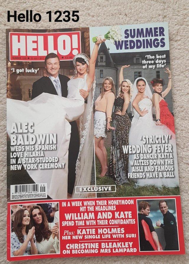 Preview of the first image of Hello Magazine 1235 - Summer Weddings:Alec Baldwin & Hilaria.