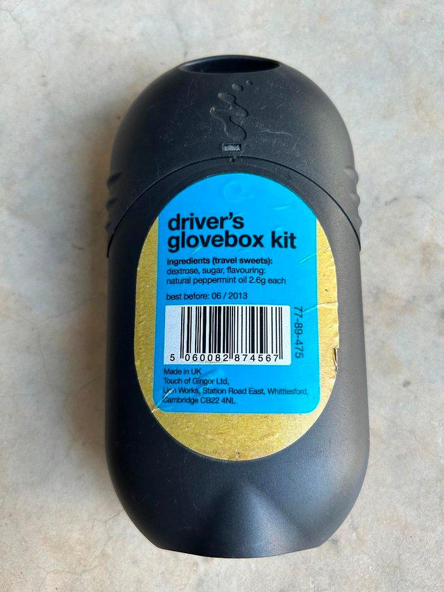 Preview of the first image of Driver's Glovebox Kit with Lots in its small package.