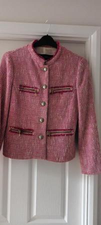 Image 1 of ZARA pink ladies jacket size L