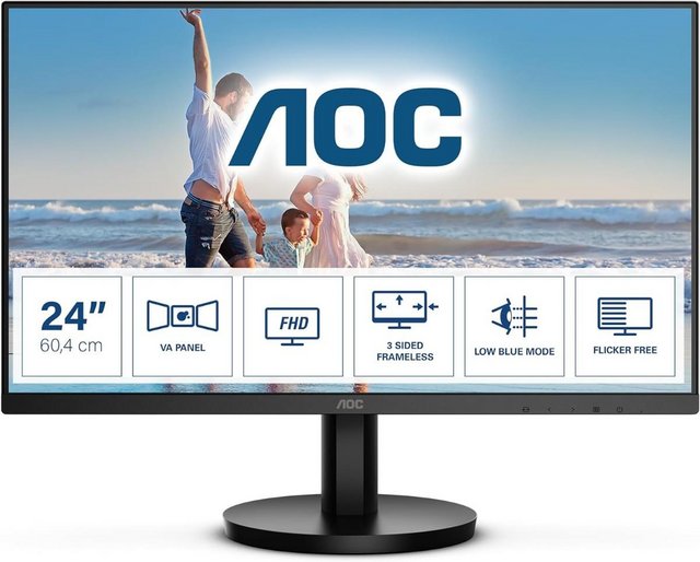 Preview of the first image of AOC Monitor  - New excellent condition 60£, (20% discount).