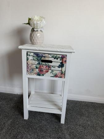 Image 1 of Small Bed/Side Table……….