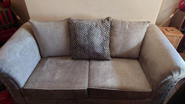 Preview of the first image of Grey 3 seater Liverpool.