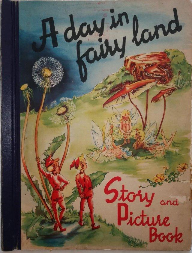 Preview of the first image of VINTAGE Book A Day In Fairyland By Sigrid Rahmas Ana Mae.