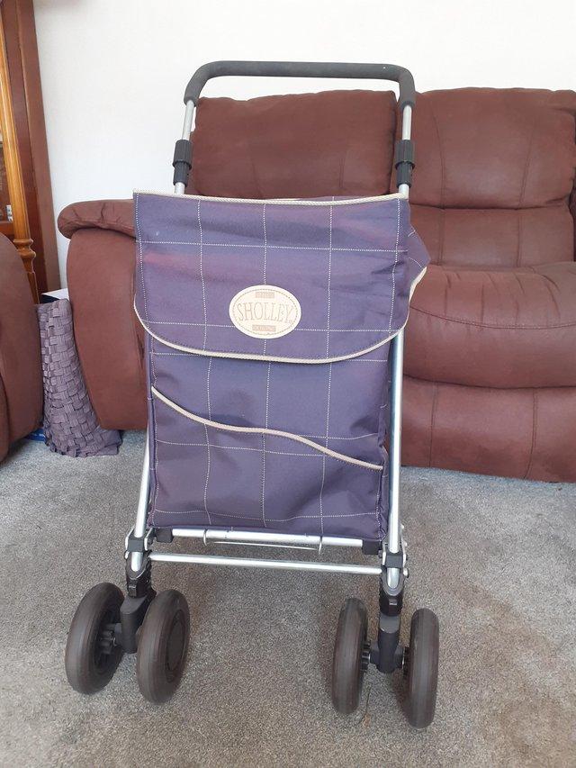 Preview of the first image of The Mulberry Sholley shopping trolley.