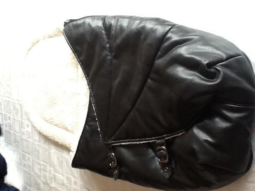 Preview of the first image of BABY SLEEPING BAG - FAUX LEATHER - MAMAS & PAPAS.