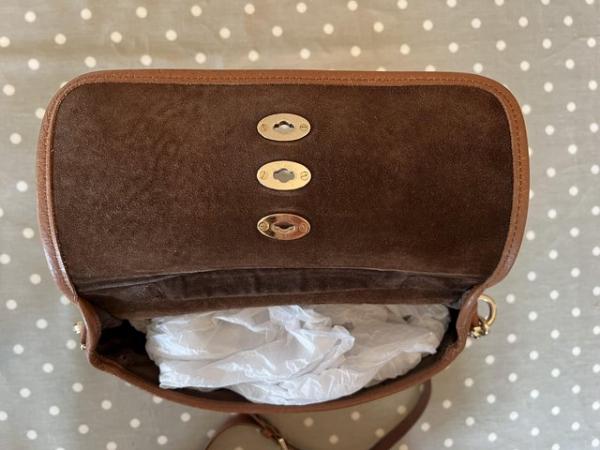 Image 11 of Mulberry Bryn Oak Satchel Cross Body Bag Small VGC