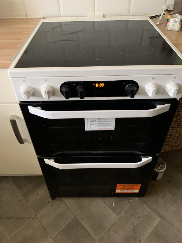 Preview of the first image of Hotpoint Double oven just over 12 months old.