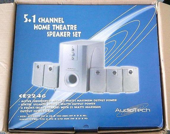 Image 1 of 5.1 Channel Home Theatre System.