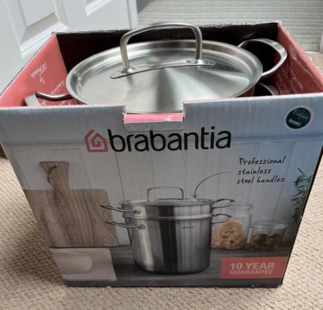 Image 3 of Brabantia 5.5 Litre Pasta/Steamer/Multipurpose pan