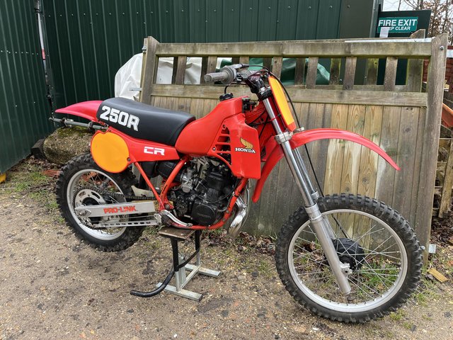 Preview of the first image of 1982 CR 250 original bike lovely condition.