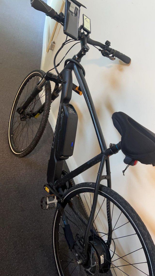 Preview of the first image of Carrera Crossfire E Mens Electric Hybrid Bike.