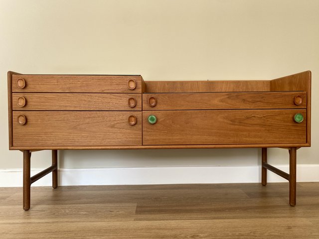 Preview of the first image of Mid Century Sideboard with drawers.