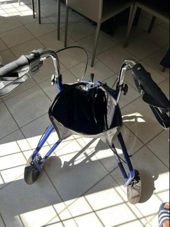 Image 3 of NRS 3 Wheel Rollator with Bag