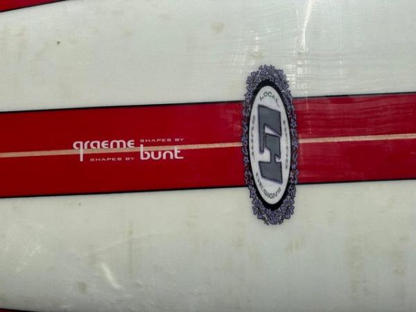Image 1 of 9ft Local Hero Graeme Bunt shaped Bespoke Surfboard