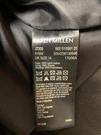 Image 4 of KAREN MILLEN Leather Jacket BN Unworn