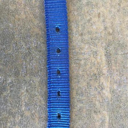 Image 2 of Canac Dog Collar, Blue Nylon, Size 30 – 35 cm. Can post.