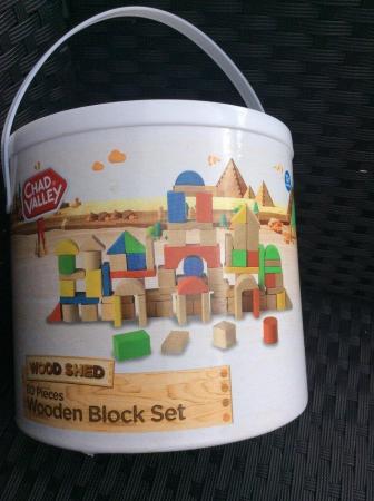 Image 1 of Wooden building blocks - pre-schooler