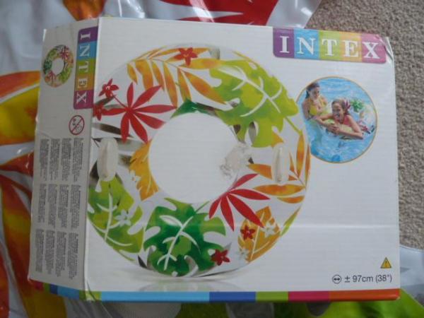 Image 1 of Intex Inflatable swim ring, new and boxed