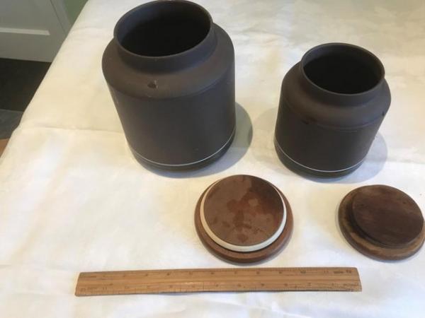 Image 2 of 2 Contrast Hornsea Pottery Storage Jars