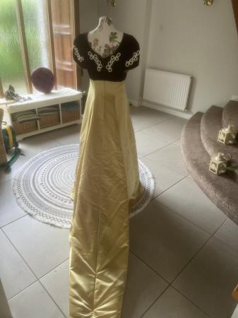 Image 3 of Celtic style wedding dress and cape