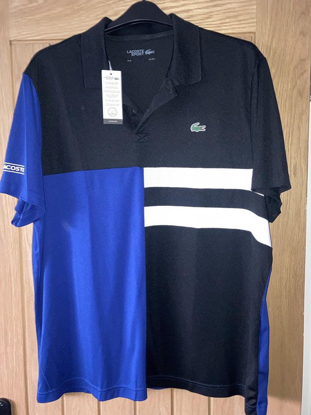 Preview of the first image of Lacoste men’s sport T-shirt.