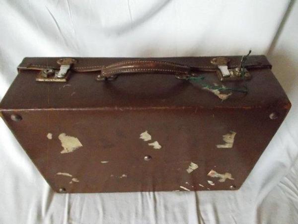 Image 4 of 1942 N.S.W.G. Naval Special Warfare Group Leather suitcase