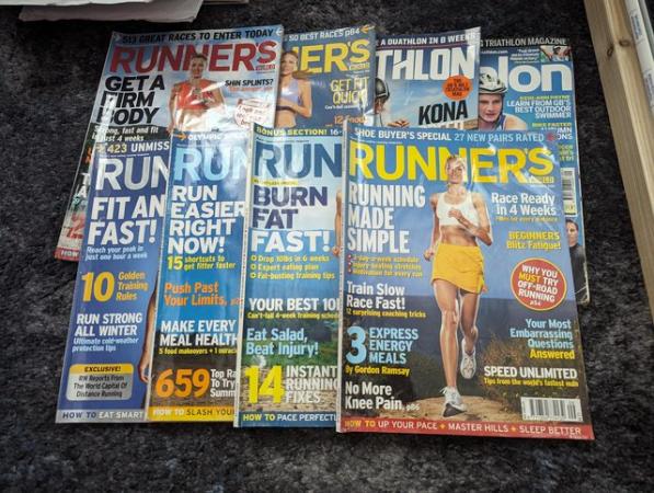 Image 1 of Triathlon and Running magazines for sale