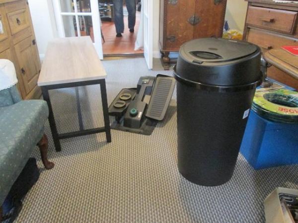 Image 3 of LARGE LITTER BIN, COFFEE TABLE AND FOOT EXERCISER