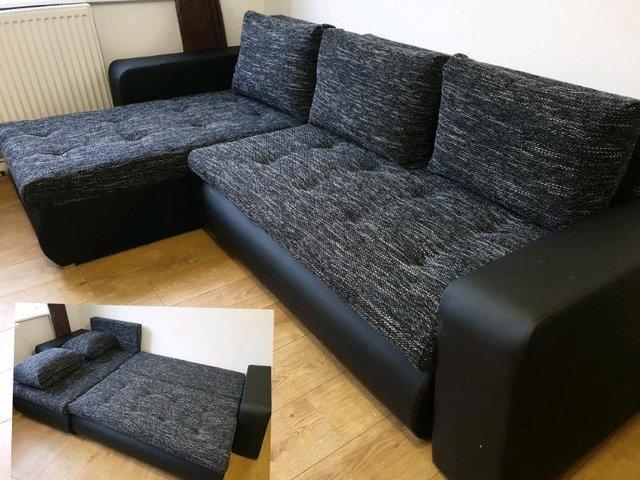 Preview of the first image of ?? BRAND NEW Corner Sofa Bed. Was £750 now only £350..