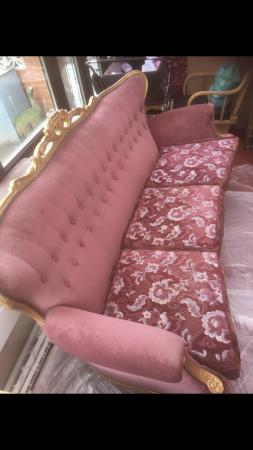 Image 4 of Rococo Style Sofa And 2 Chairs
