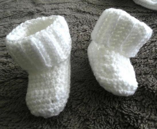 Image 3 of handmade crochet baby set