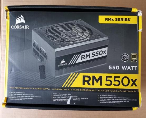 Image 1 of Corsair RM550x Fully Modular PSU80 Plus Gold Unused