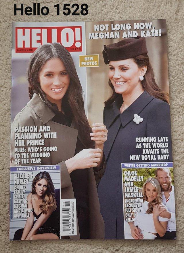 Preview of the first image of Hello Magazine 1528 - Kate,3rd Baby. Meghan Wedding Planning.