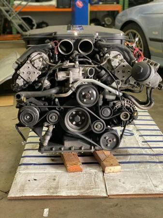 Image 2 of Bmw M5 S62 E39 V8 Complete Engine S62B50 5.0 Motor Transmiss