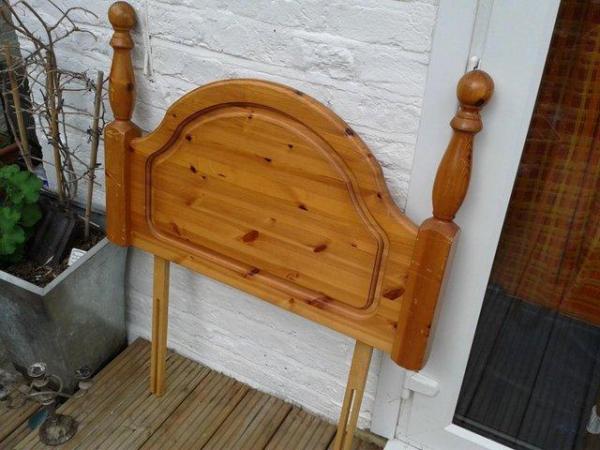 Image 1 of Single Bed Solid PINE Headboard