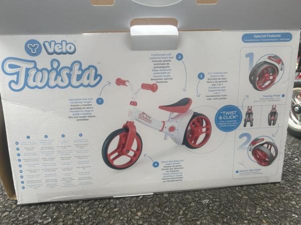 Image 3 of Velo Twista balance bike in original packaging
