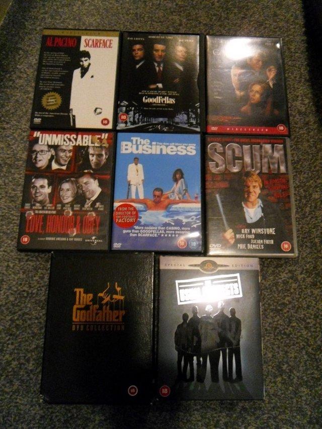 Preview of the first image of Joblot of Gangster and Mafia Movies - DVDs.