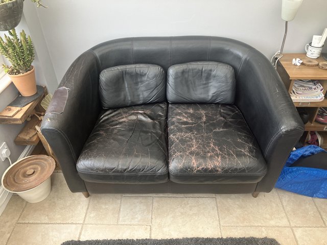 Preview of the first image of FREE-2 Seater leather sofa.
