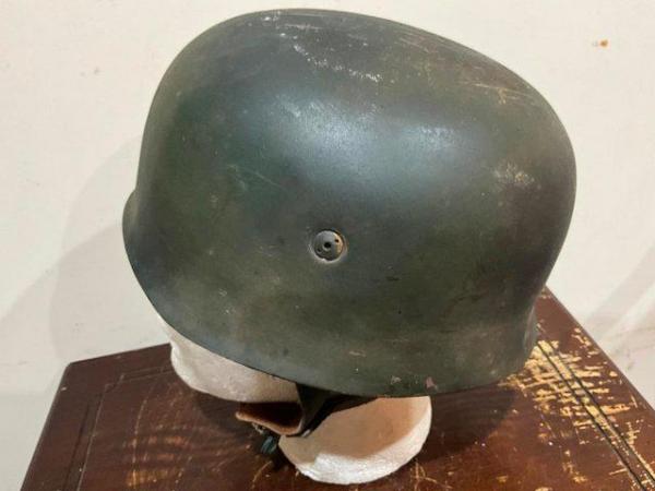 Image 7 of German paratroopers helmet comes complete
