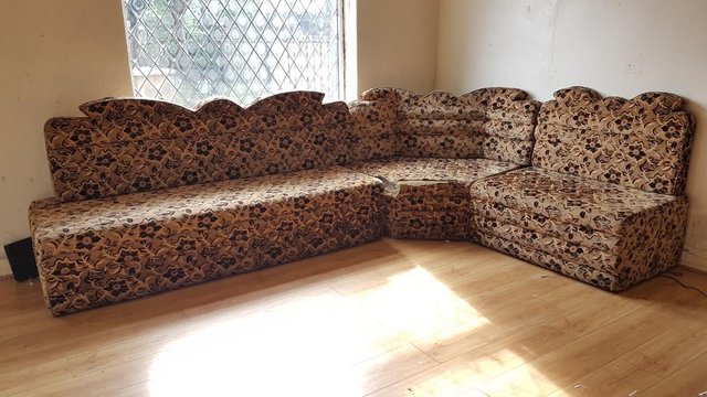 Image 1 of Couch Sectional Sofa Chaise Longe