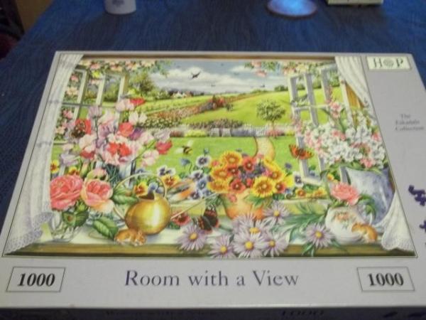 Image 1 of ROOM WITH A VIEW House of Puzzles 1000 piece jigsaw puzzle