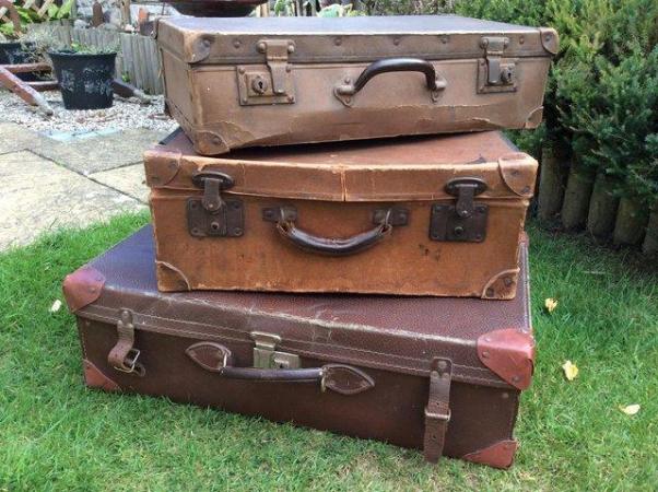 Image 4 of Old Suitcase. Various uses possible