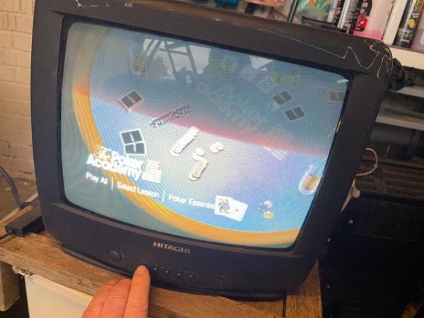 Image 3 of Hitachi Colour TV - Retro circa 1990's