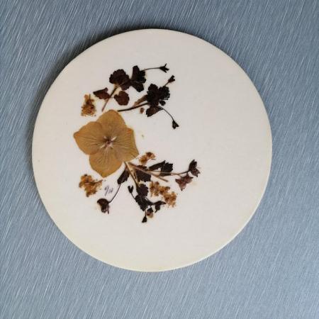 Image 4 of 6 Handcrafted Wildflower Coasters.With Real Flowers