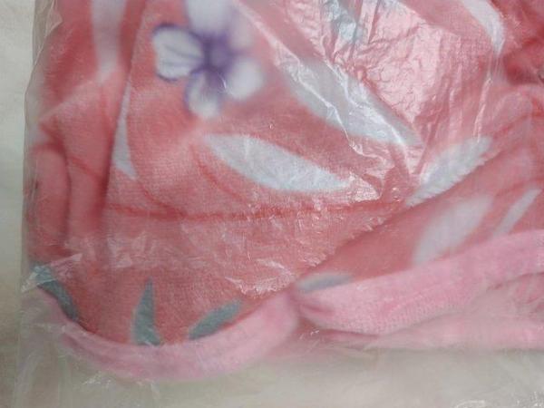 Image 17 of New Pink Floral Pattern Flannel Blanket Christmas 200x150cm