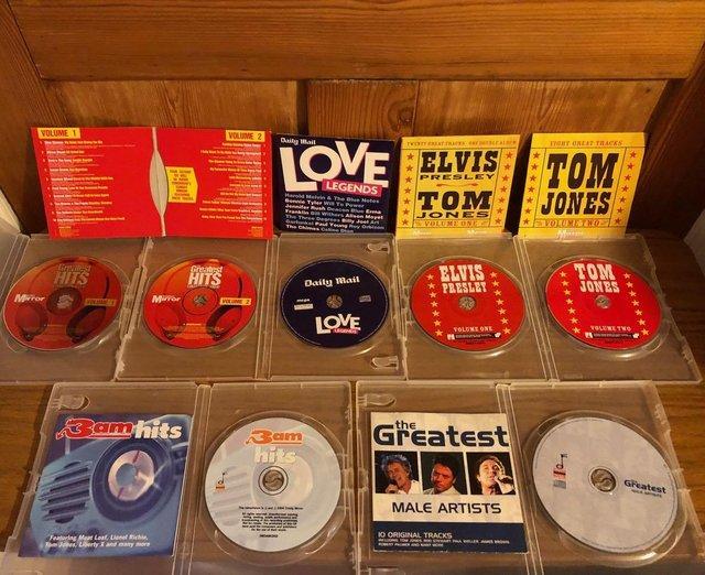 Preview of the first image of GREAT SELECTION OF TOP ARTISTS CD'S, ALL IN PROTECTIVE CASES.