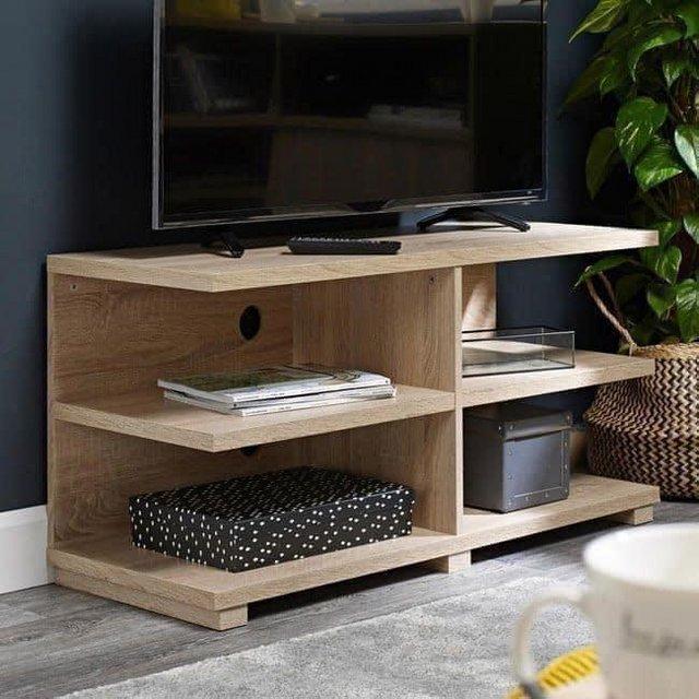 Preview of the first image of LPD Oslo TV Unit in pale wash oak..