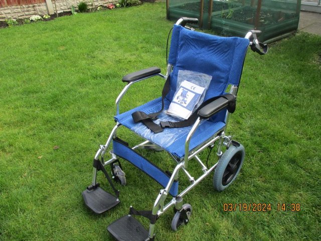 Preview of the first image of WHEELCHAIR Brand new. Still in box.