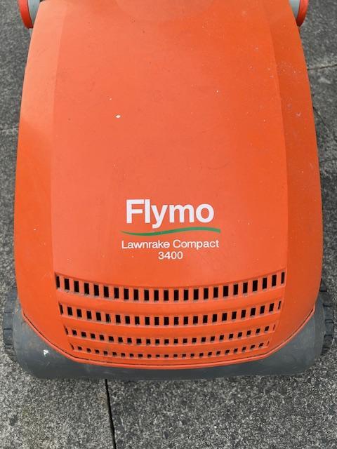 Preview of the first image of FLYMO LAWNRAKE COMPACT 3400.